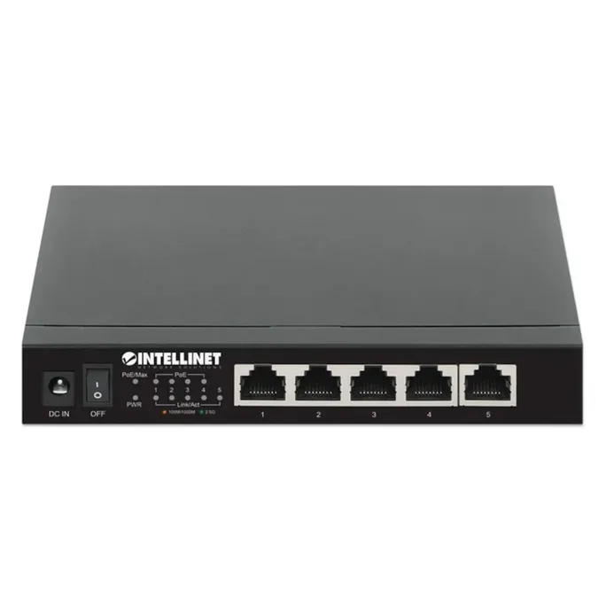 Intellinet 5-Port 2.5 Gigabit Ethernet PoE+ Switch