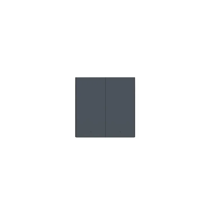 Aqara Smart Wall Switch H1 (No Neutral, Double Rocker) grau (HomeKit)