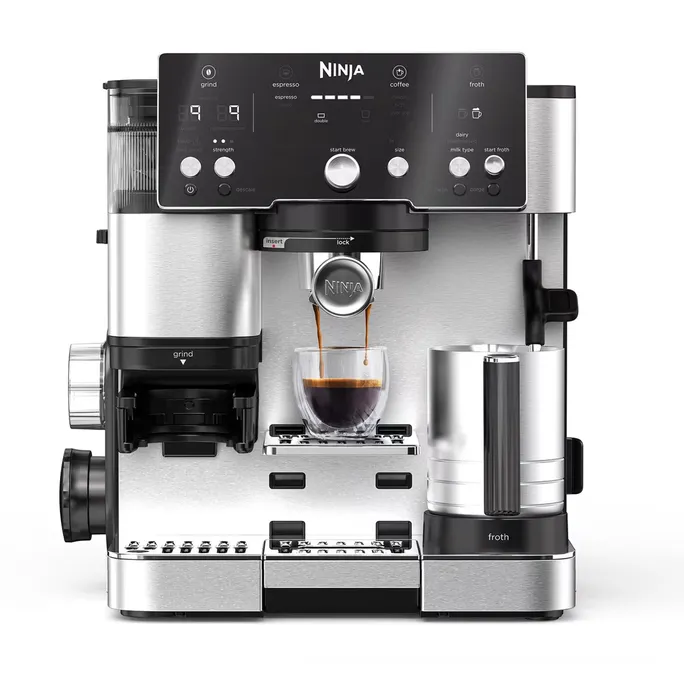 Ninja Luxe™ Café Essential Serie Kaffeemaschine ES501 schwarz/edelstahl