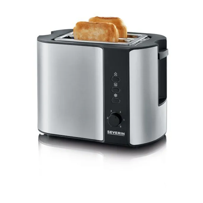 Severin AT 2589 Automatik Toaster Edelstahl Silber