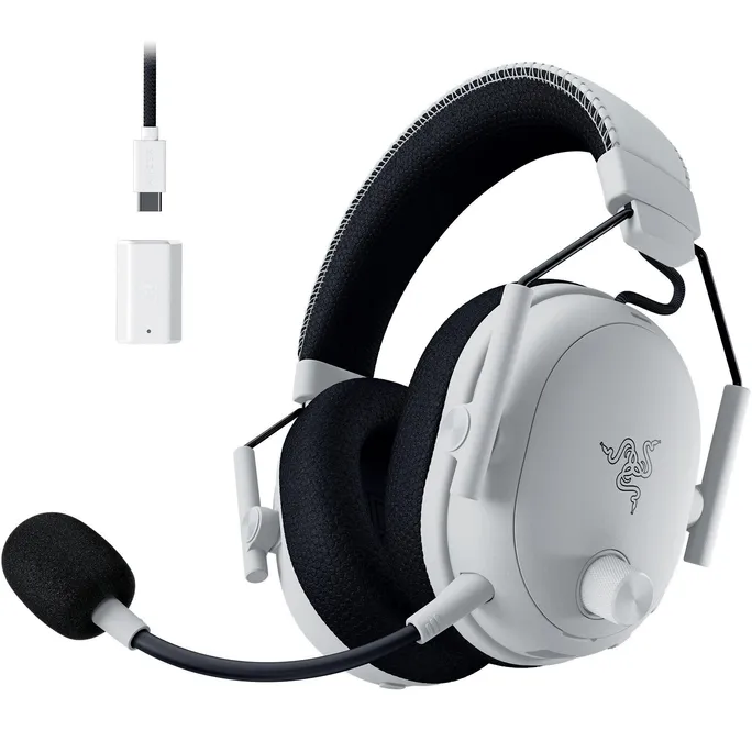 Release erst Jan 2026!!! RAZER Blackshark V3 X Hyperspeed for PlayStation Weiß Wireless Esport Headset | PlayStation-Series, 2.4Ghz, Bluetooth, USB-C