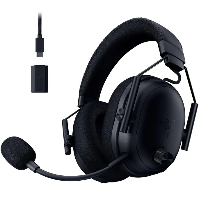 RAZER Blackshark V3 Pro Schwarz Wireless ANC Esport Headset | PC-Series, Hybrid ANC, 2.4Ghz, Bluetooth, USB-C, 3.5 mm Klinke