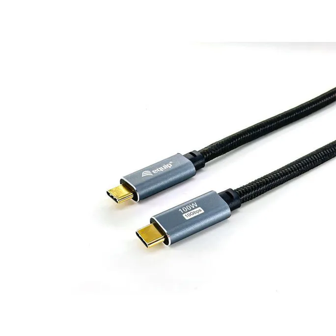 EQUIP 128359 USB 3.2 Gen 2 C-auf-C-Kabel 3,0m PD100W 4K/60Hz 10Gbps, schwarz