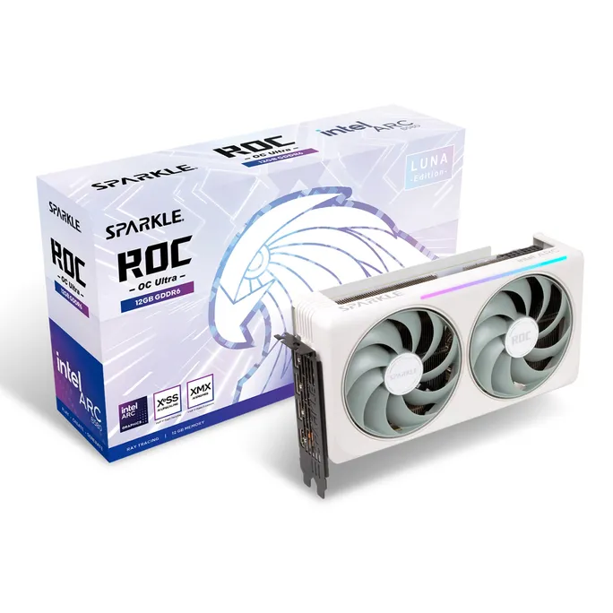 SPARKLE Intel Arc B580 ROG Luna OC 12GB GDDR6 Grafikkarte 1x HDMI 3x DP