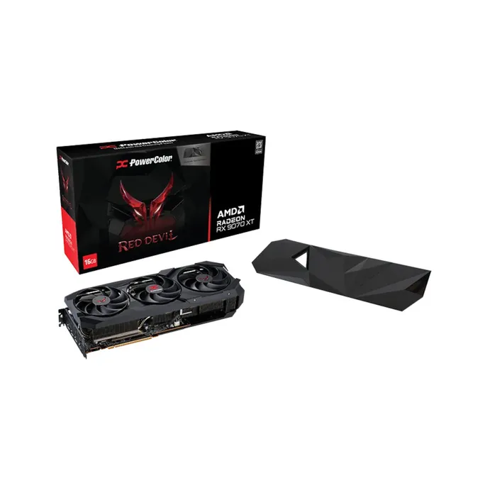 POWERCOLOR AMD Radeon RX 9070 XT Red Devil Backplate SE 16GB GDDR6 Grafikkarte HDMI/3xDP