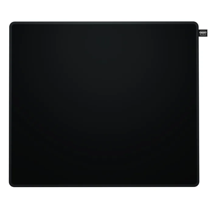 Cherry XTRFY GP6 Schwarz Gaming Mousepad | 460 x 400 mm, Stoff, Rutschfeste Gummiunterseite
