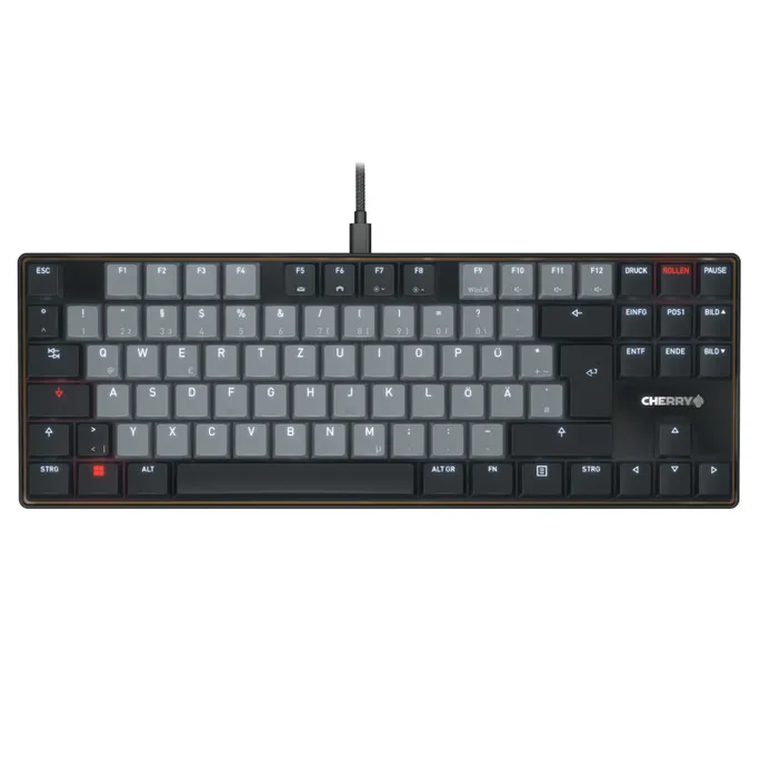 Cherry KC 500 MX LP TKL Schwarz | Mechanische MX Low Profile 2.0 Tastatur, USB-C
