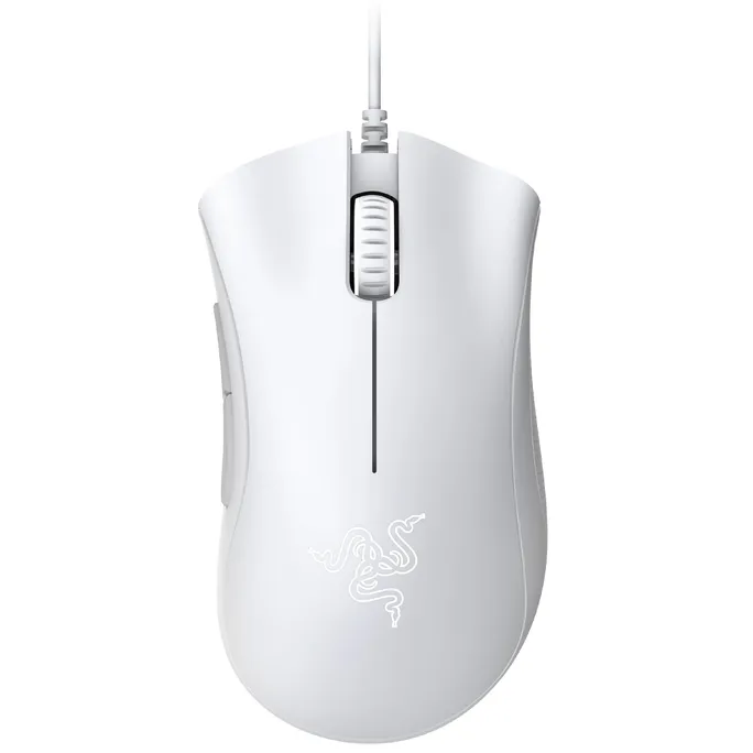 RAZER DeathAdder Essential Weiß Gaming Maus, USB-A, 6400 DPI, 5 Hyperesponse-Tasten