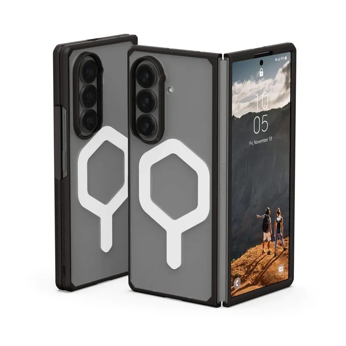 UAG Urban Armor Gear Mouve Case mit Magnet-Modul für Samsung Galaxy Z Fold7 ice (transparent)/schwarz