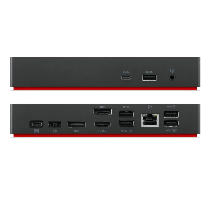 Lenovo ThinkPad Universal USB-C Docking - 4K/60Hz, 2x DP, 1x HDMI, 5x USB-A, 1x USB-C, Ethernet, 65W PD