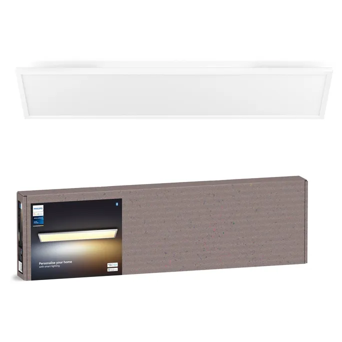 Philips Hue White Ambiance Aurelle Deckenleuchte weiß + integrierte LED 120x30cm