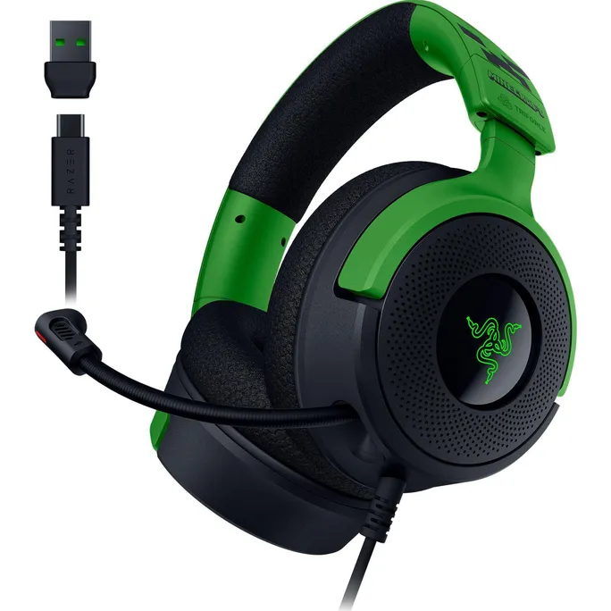 Razer Kraken V4 X Minecraft Edition - Kabelgebundenes Gaming-Headset powered by Razer Chroma™ RGB
