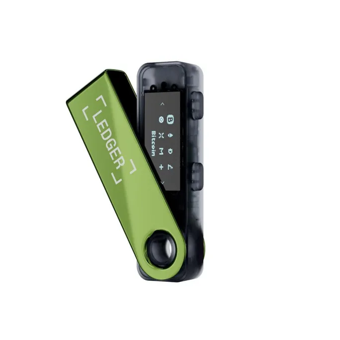 Ledger Nano S Plus Hardware-Geldbörse oxidate-grün