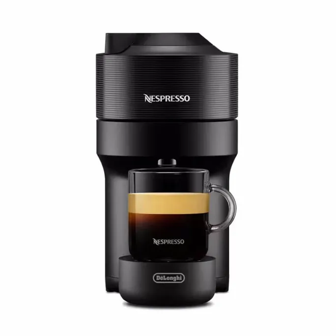 Nespresso Kaffeekapselmaschine DeLonghi Vertuo Pop ENV 90.B Schwarz