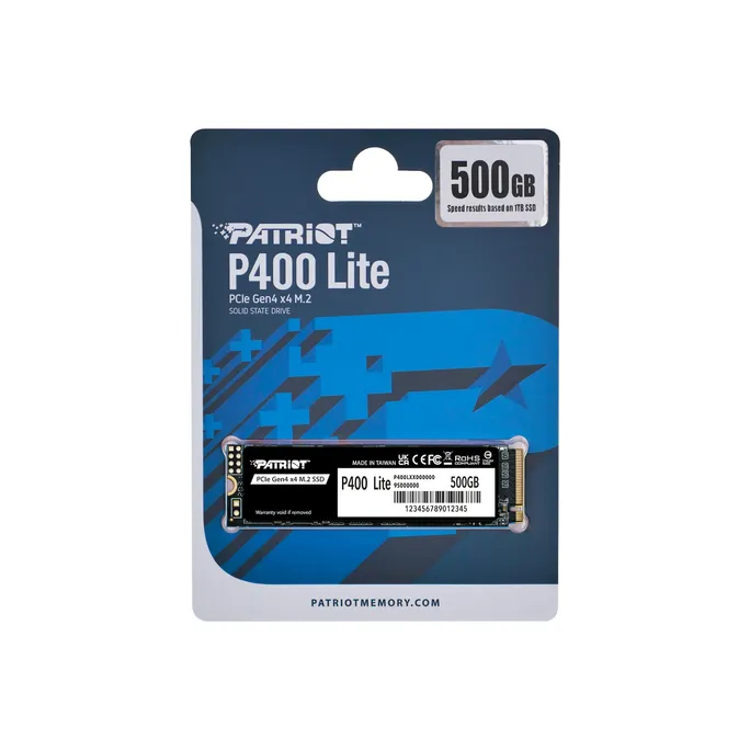 Patriot P400 Lite SSD 500GB NVMe M2 2280