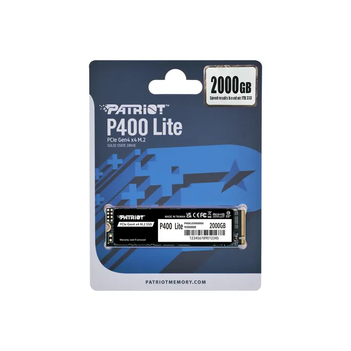 Patriot P400 Lite SSD 2TB NVMe M2 2280