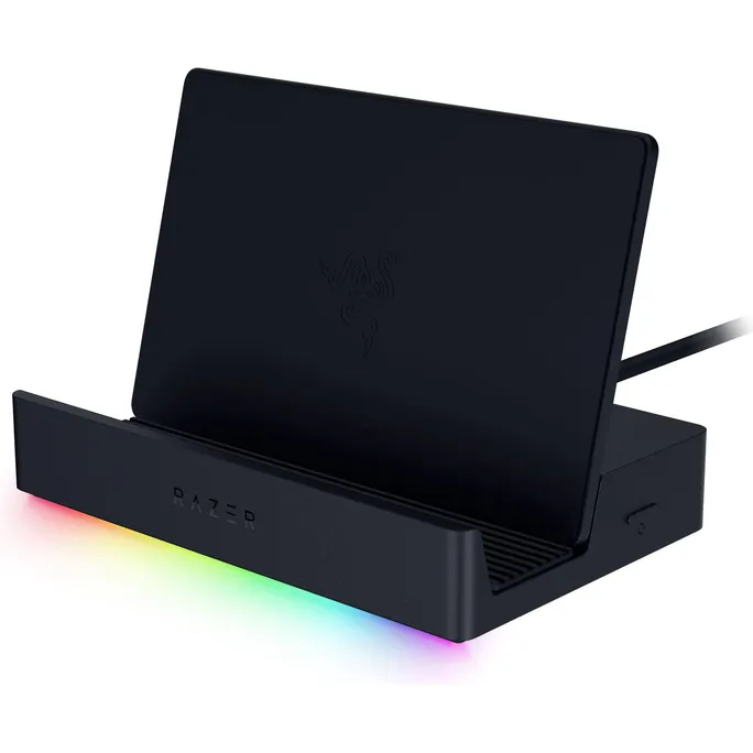 Razer Handheld Dock Chroma - HDMI- & USB-Ladestation für Gaming-Handhelds (Steam Deck) & Tablets, Powered by Razer Chroma™ RGB