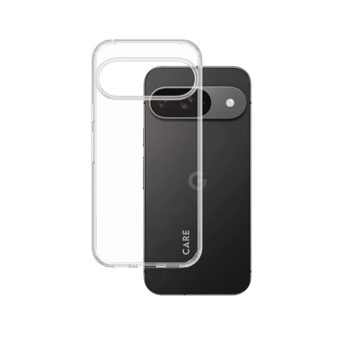 CARE by PanzerGlass® Flagship Case Transparent Urban Combat m. klarem Rahmen Google Pixel 10 / 10 Pro