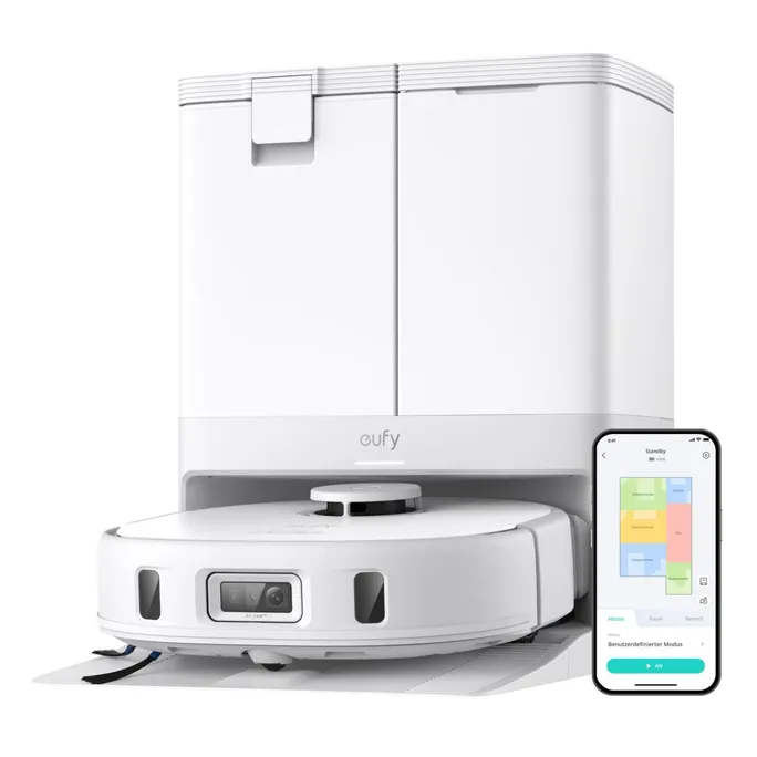 eufy Robot Vacuum X10 Pro Omni White Saugroboter mit Wischfunktion