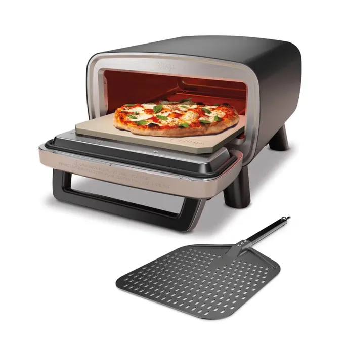 Ninja MO201EU Artisan Outdoor-Elektro-Pizzaofen und Heißluftfritteuse