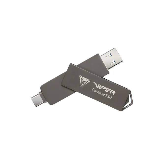 Patriot PVP30 Dual Compact 1 TB USB-A 3.1 (10Gb/​s), USB-C 3.1 (10Gb/​s) Schwarz externe Festplatte SSD