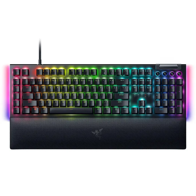RAZER BlackWidow V4 Mechanische Gaming-Tastatur, Green Switches (Taktil/Clicky), Powerd by Razer Chroma™ RGB