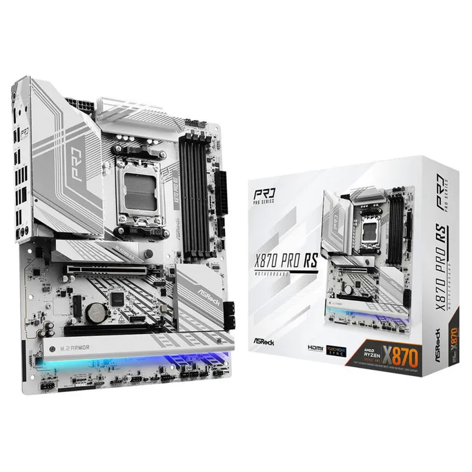 ASRock X870 PRO RS ATX Mainboard Sockel AM5/USB4/HDMI