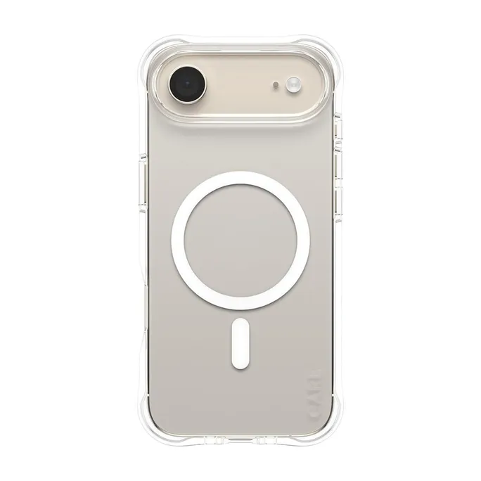 CARE by PanzerGlass® Fashionable Case Samba Transparent mit Weiß mit MagSafe für iPhone 17 Air
