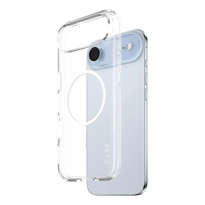CARE by PanzerGlass® Flagship Case Transparent Urban Explorer m. Weiß MagSafe iPhone 17 Air