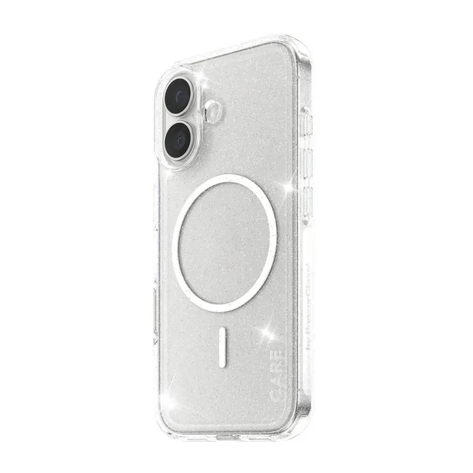 CARE by PanzerGlass® Flagship Case Transparent Urban Explorer Star Lit m. Weiß MagSafe iPhone 17 Air