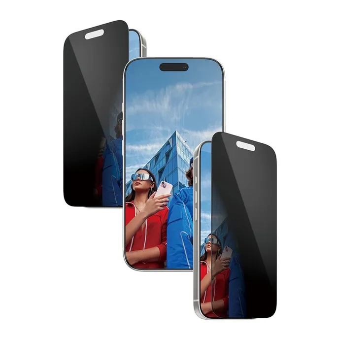 PanzerGlass® 2-Way Privacy Displayschutz iPhone 17 Pro; Ultra-Wide Fit m. EasyAligner