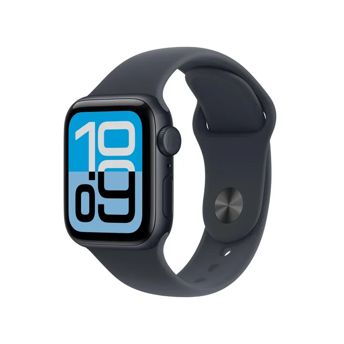Apple Watch SE 3 GPS + Cellular 40mm Midnight Aluminium Case with Midnight Sport Band - S/M