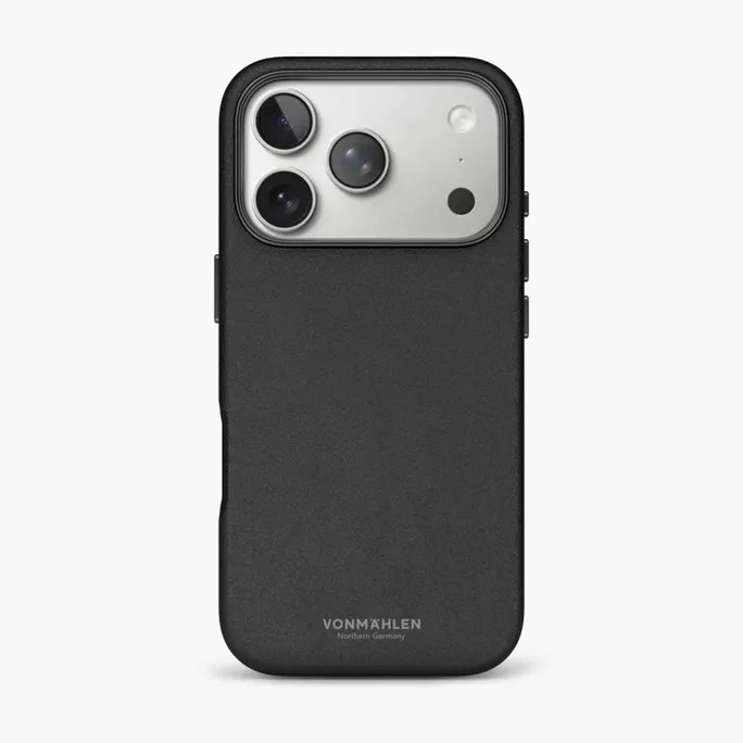 Vonmählen Like Leather Case für iPhone 17 Pro Max Schwarz