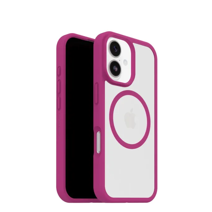 OtterBox React MagSafe Apple iPhone 17 Rose Crystal - clear/pink