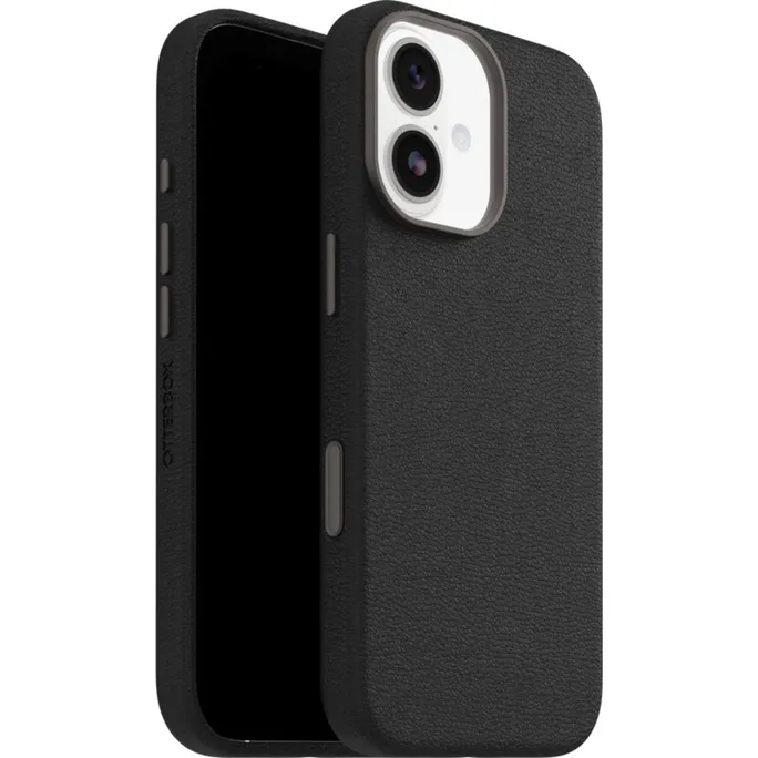 OtterBox Symmetry Cactus Leather Camera Control Apple iPhone 17 Noir Ash - black