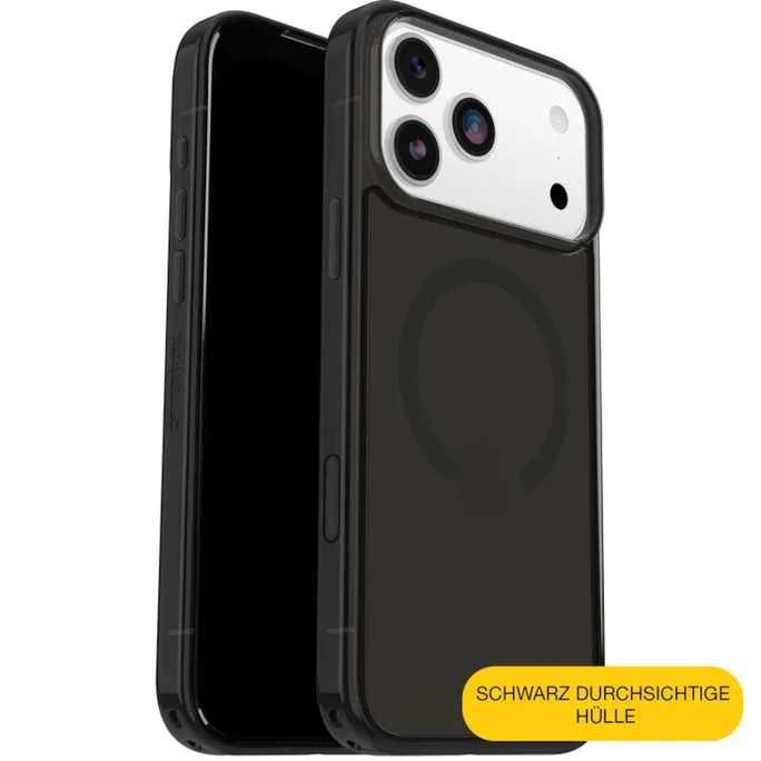 OtterBox Symmetry Clear MagSafe Camera Control Apple iPhone 17 Pro Black Mist - black