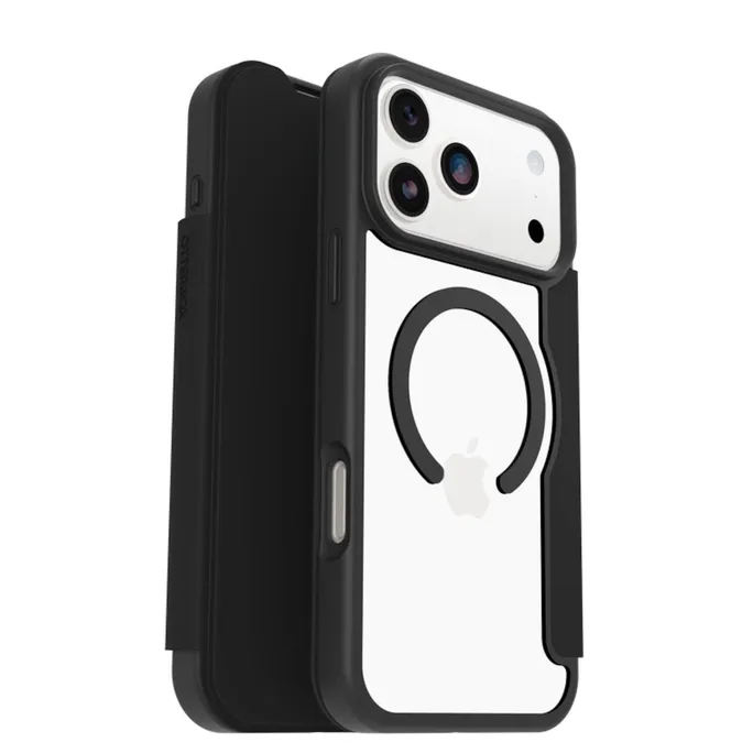 OtterBox React Folio MagSafe Apple iPhone 17 Pro Max Black Crystal - clear/black