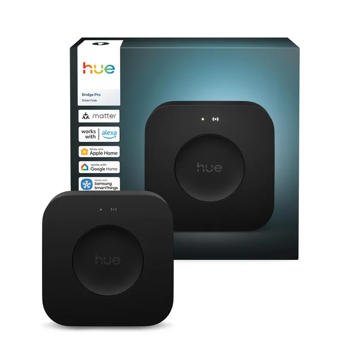 Philips Hue Bridge Pro, Smarter Hub für Beleuchtung, Kabellos