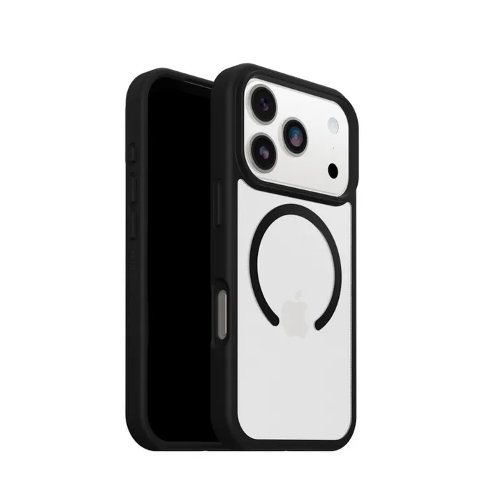 OtterBox React MagSafe Apple iPhone 17 Pro Black Crystal - clear/black