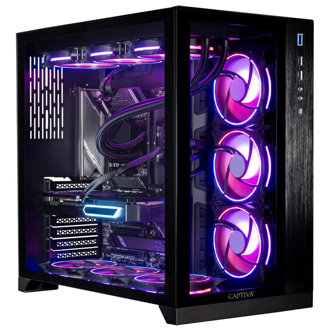 Captiva PC Highend Gaming R90-455 Ryzen 7 7800X3D 32GB/2TB SSD RTX 5070Ti Win11