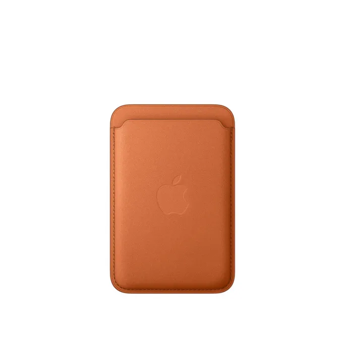iPhone Feingewebe Wallet mit MagSafe – Fuchsrot
