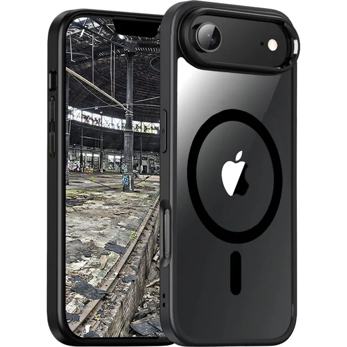 JT Berlin BackCase Pankow Hybrid MagSafe für iPhone 17 Air schwarz/transparent