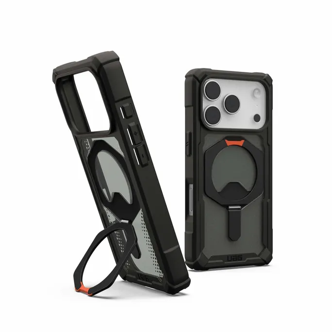 UAG Urban Armor Gear Plasma XTE MagSafe Case Apple iPhone 17 Pro schwarz/pop orange