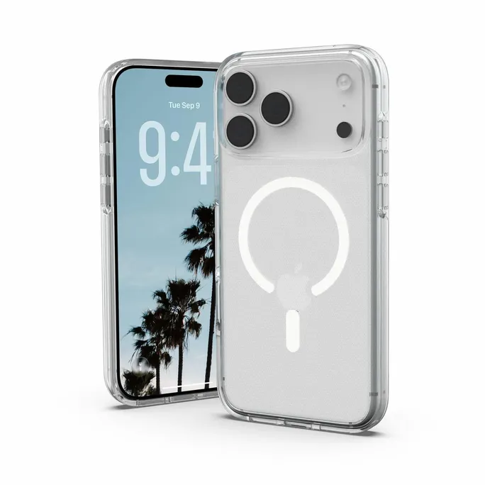 UAG Urban Armor Gear Scout Clear MagSafe Case Apple iPhone 17 Pro Max ice (transparent/weiß)
