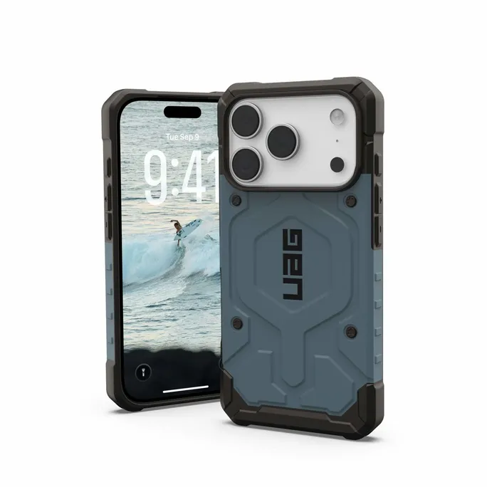 UAG Urban Armor Gear Pathfinder MagSafe Case Apple iPhone 17 Pro Max cloud blau
