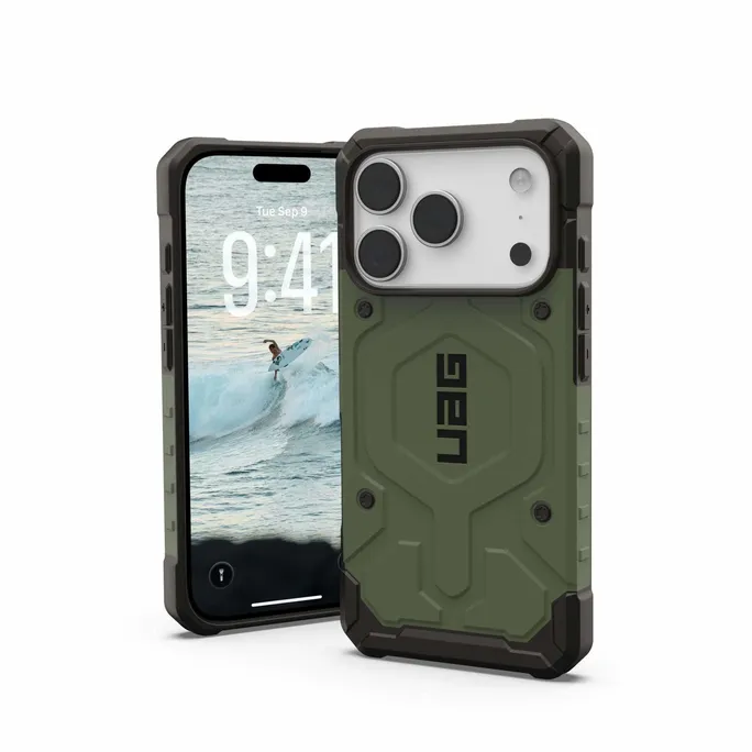 UAG Urban Armor Gear Pathfinder MagSafe Case Apple iPhone 17 Pro olive