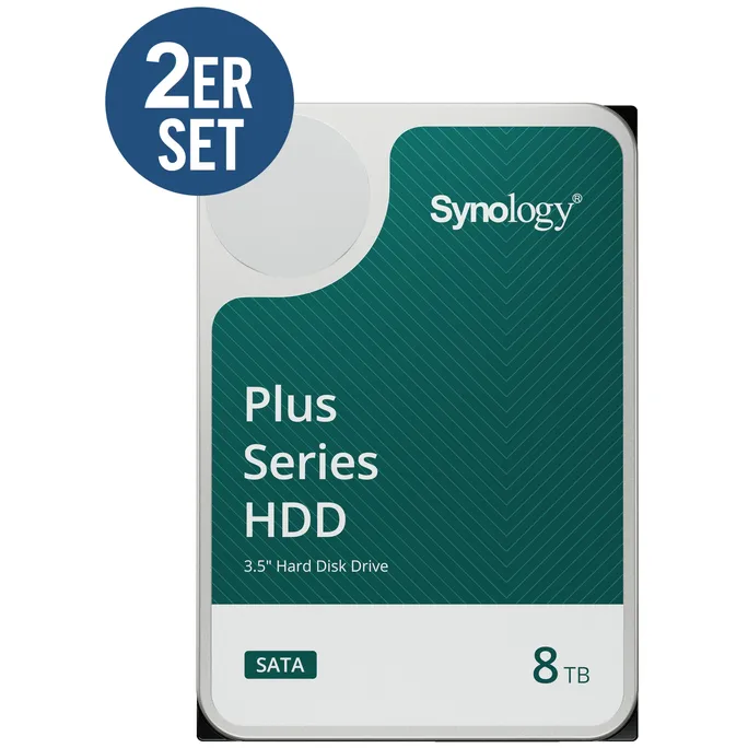 Synology HAT3320-8T 16TB - 2x 8 TB 7200 rpm 512 MB 3,5 Zoll SATA 6 Gbit/s CMR Doppelpack