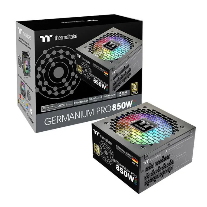 Thermaltake Germanium Pro RGB 850W Netzteil ATX3.1 PCIe 5.1 80 Plus Gold