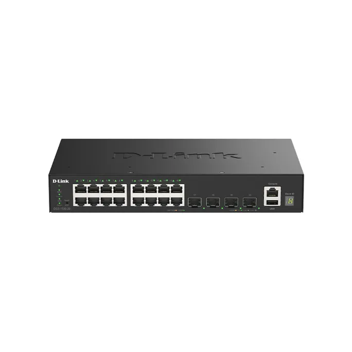 D-Link DGS-1530-20/E Smart Managed 20-Port-Stackable-Gigabit-Switch