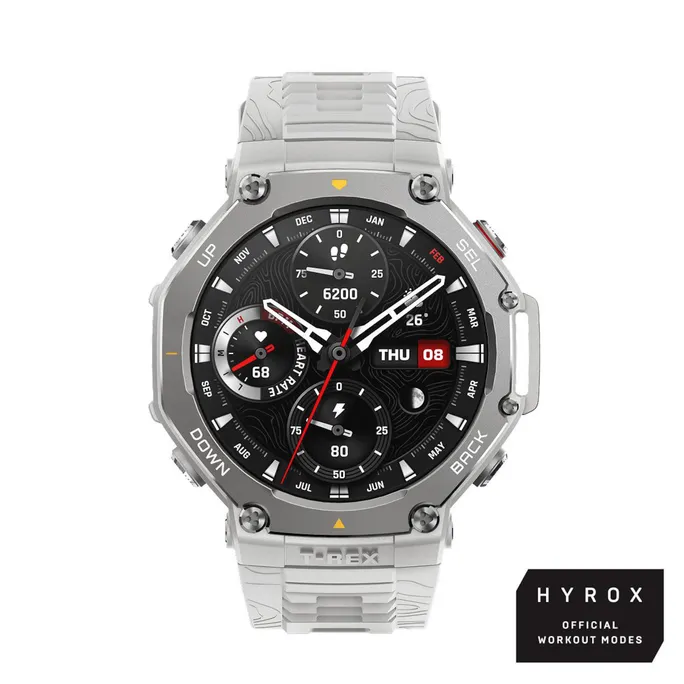 Amazfit T-Rex 3 48.5mm Haze Gray Smartwatch HYROX-Modus
